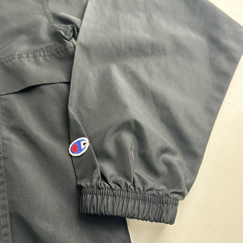 Champion Black Athleticwear Vanderbilt‎ windbreaker with hood size large